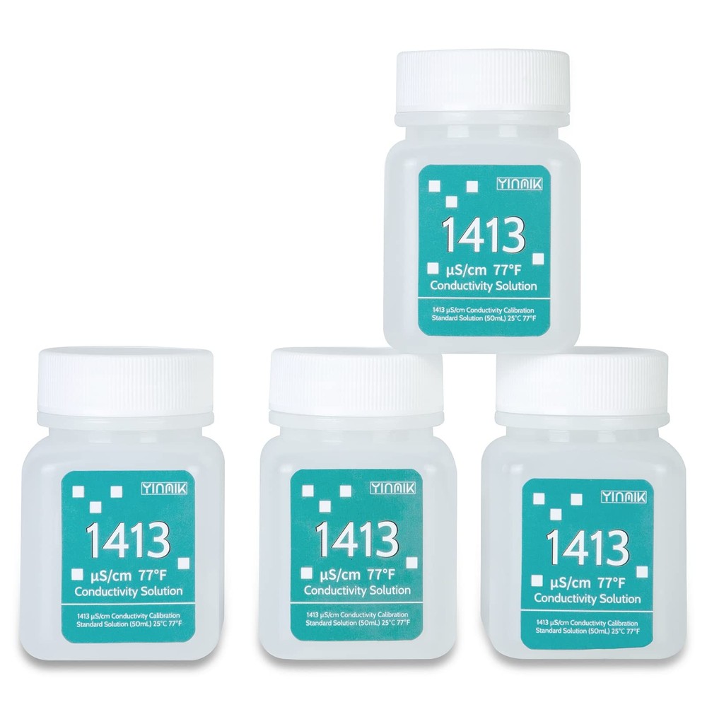 1413 μS/cm Calibration Solution, Conductivity Salt Standard Buffer Solution f...