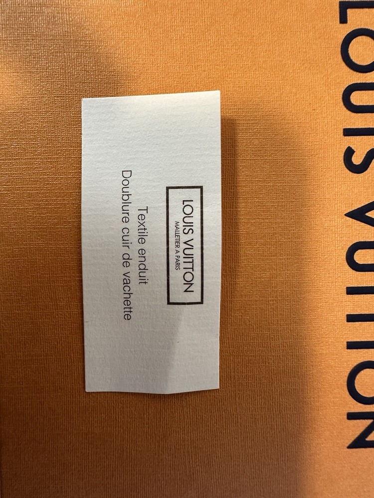 Louis Vuitton Empty Box Dust Bag Tag Set M0212V Authentic 040/1-55
