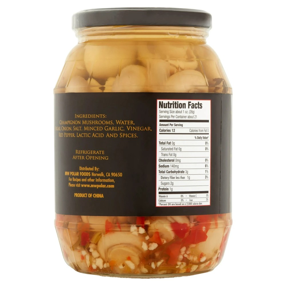 Polar Premium Sele ct Marinated Mushrooms, 35 oz