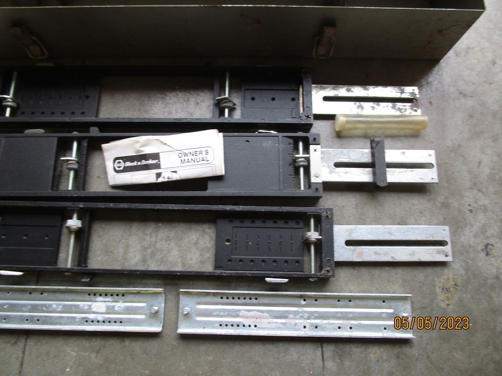 Black & Decker Hinge Butt Template Kit 57809 with Original Case