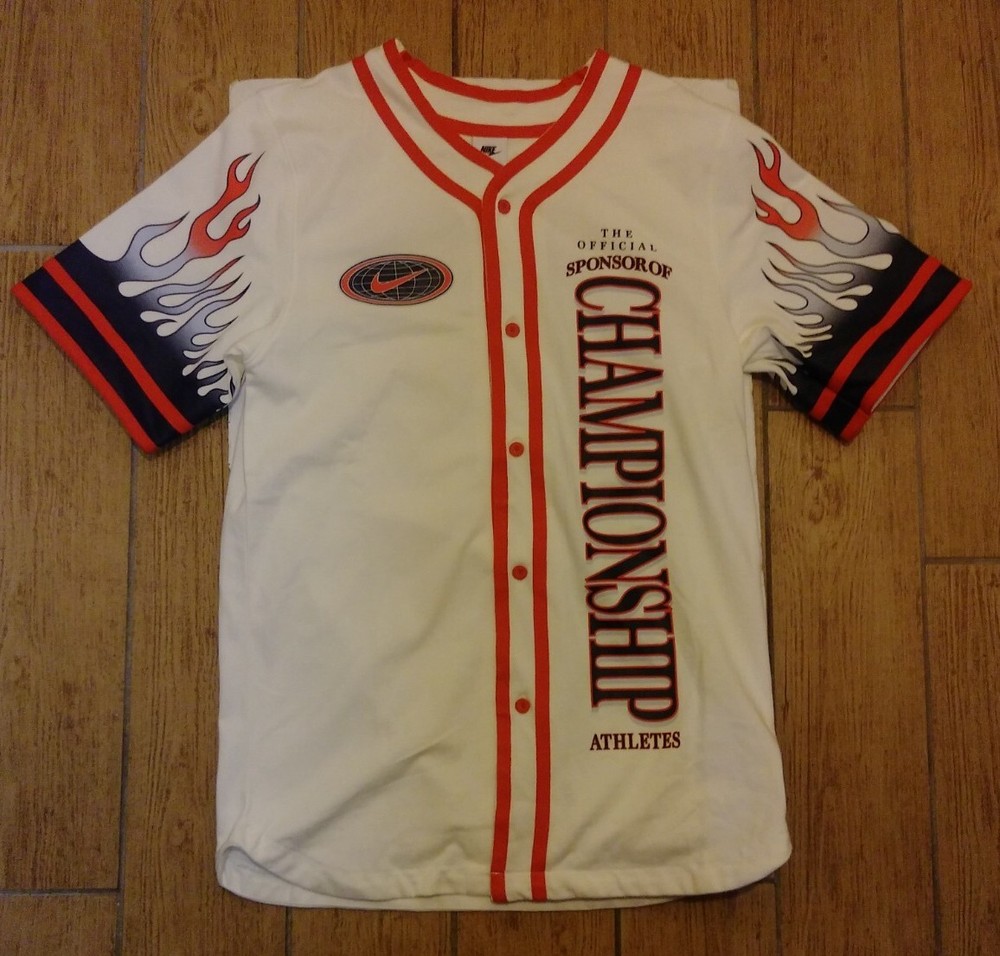 Nike Americana Baseball Jersey DV9642-133 White/Multi Men's Size XL