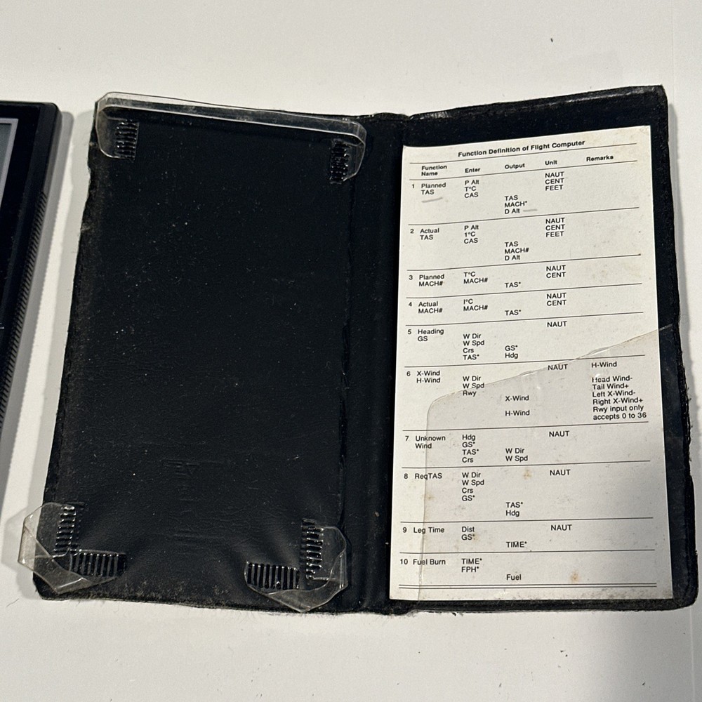 ASA CX-1 Pathfinder Electronic Flight Computer Calculator TESTED Working