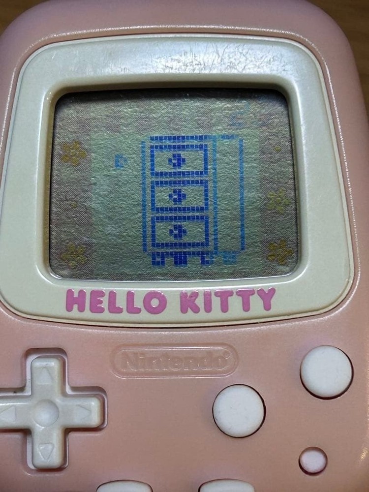 Used Hello Kitty Nintendo Pedometer Handheld Game Console Sanrio