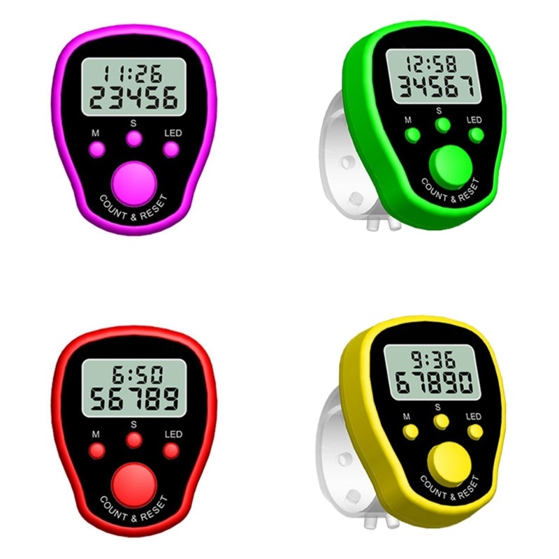 1 Pc Multifunctional Watch Function LED Recitation Counter