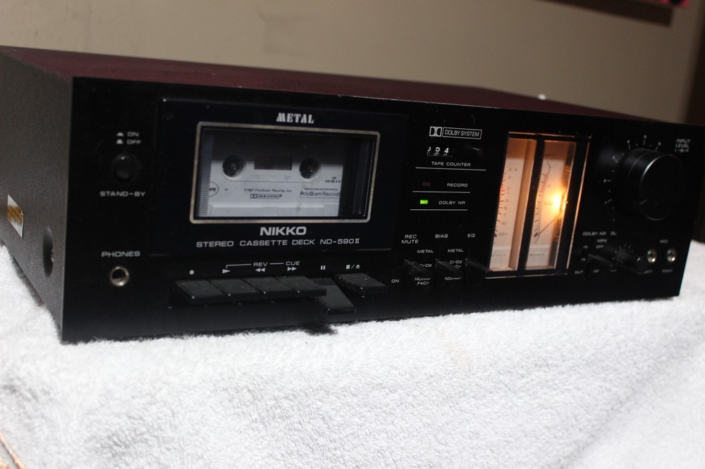 Nice Nikko ND-590II Cassette Deck Please Read