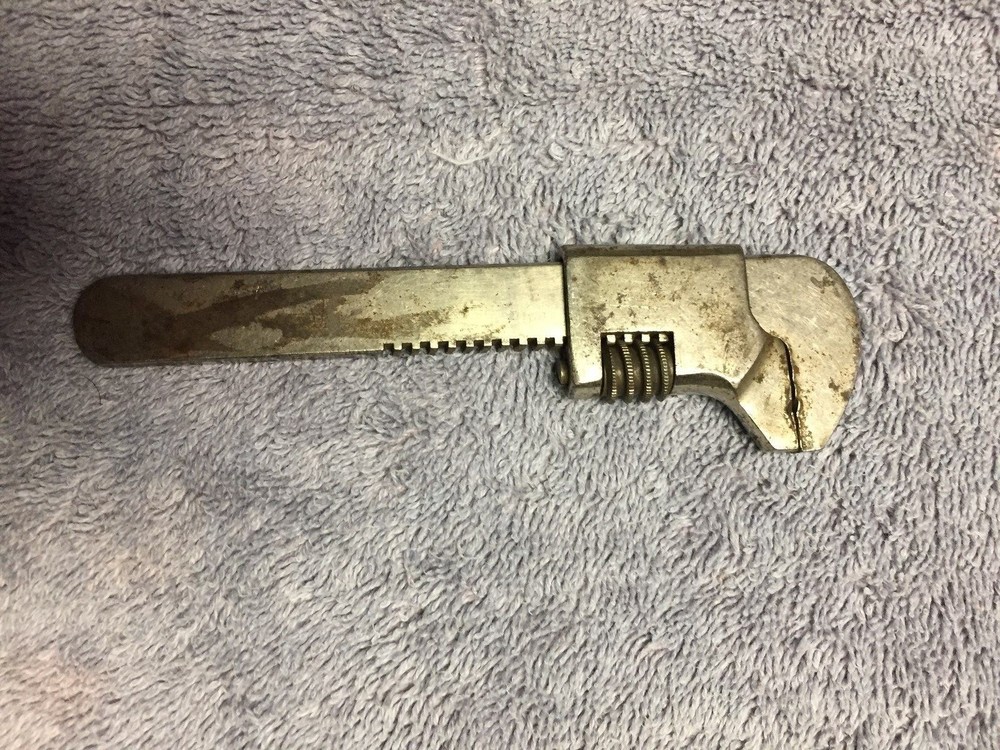 VINTAGE PREWAR SPRINGFIELD DROPFORCING CO. MASS. ORIGINAL ADJUSTABLE WRENCH