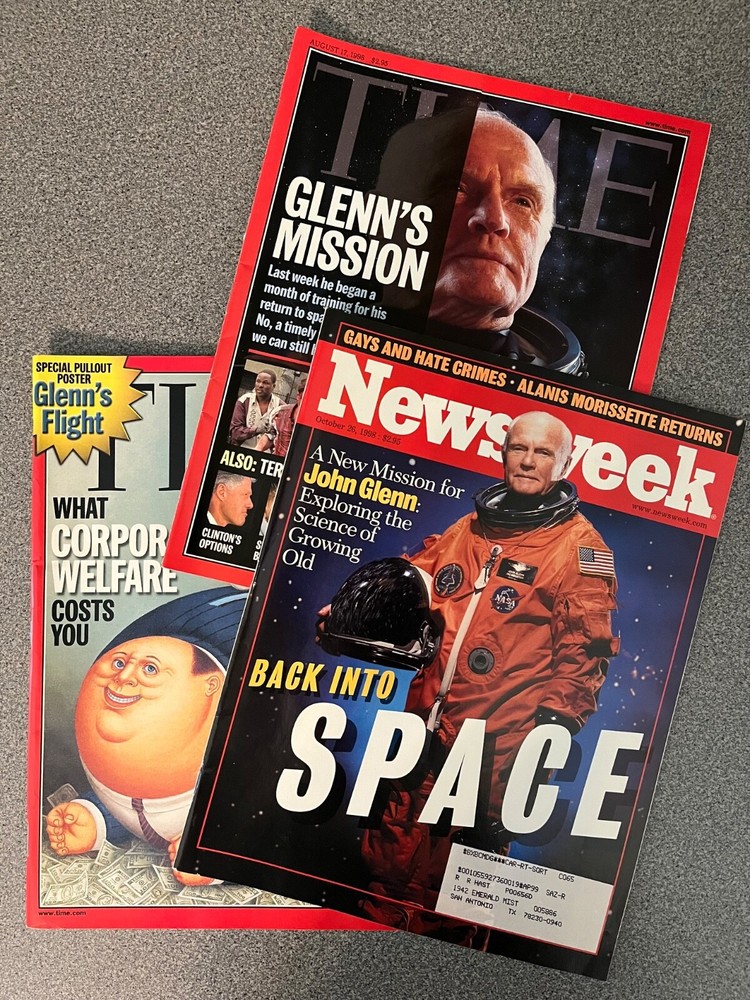 John Glenn memorabilia - Return to Flight