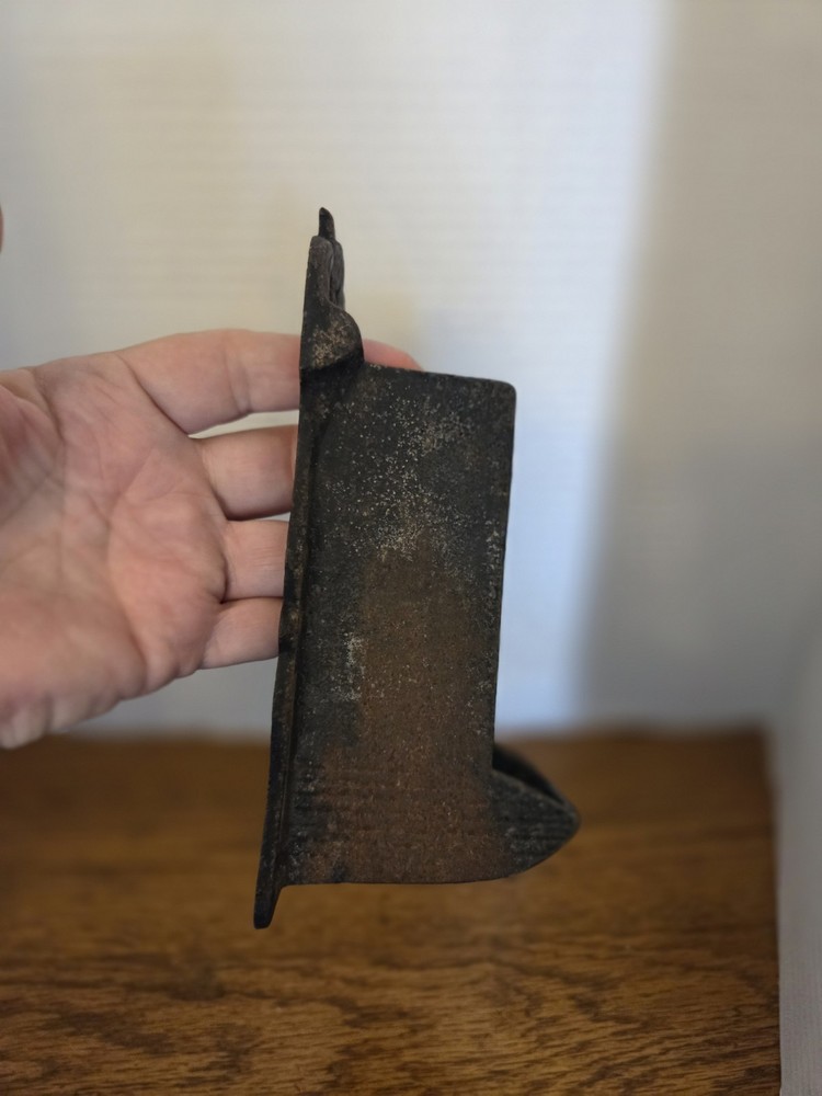 Vintage Cast Iron Match Box Holder Wall Mount