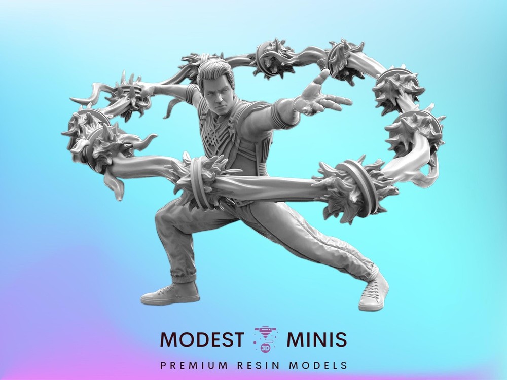 Ten Rings - 40mm  Miniature | Crisis Protocol Proxy | Trident