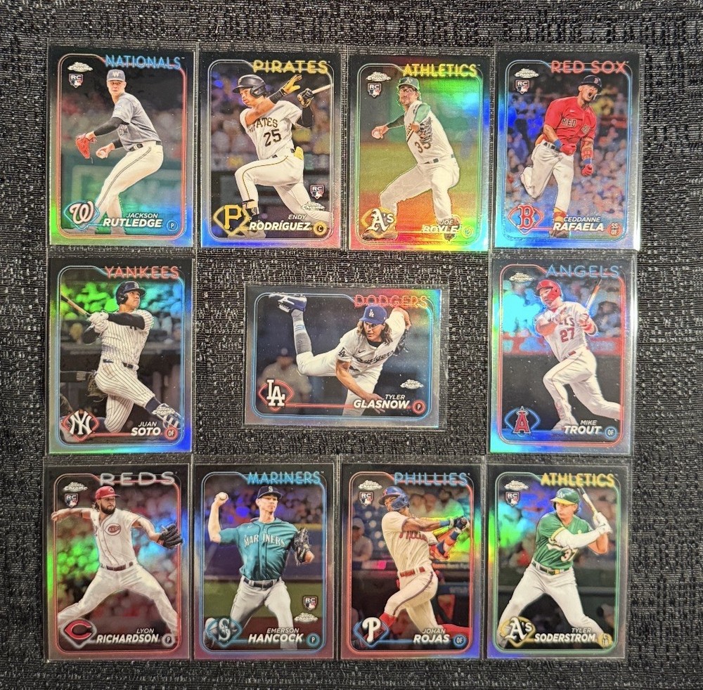 2024 Topps Chrome Refractor Complete Your Set You Pick Baseball Card MLB