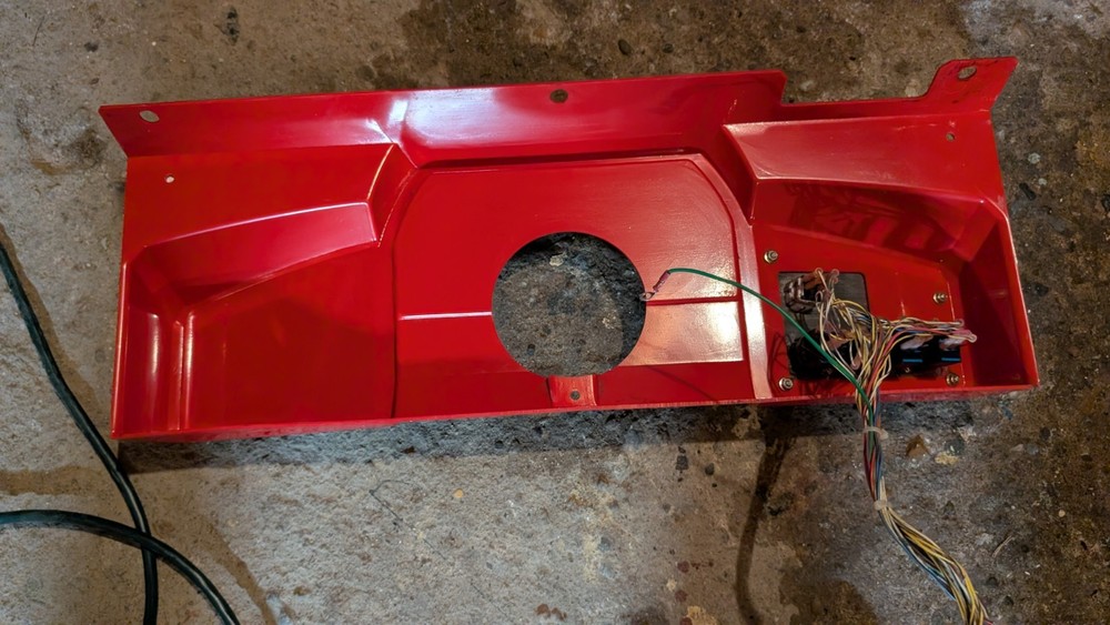 virtua racing plastic control panel with working buttons