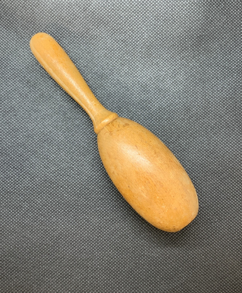 Vintage Wooden Sock Darning Egg Mending Tool