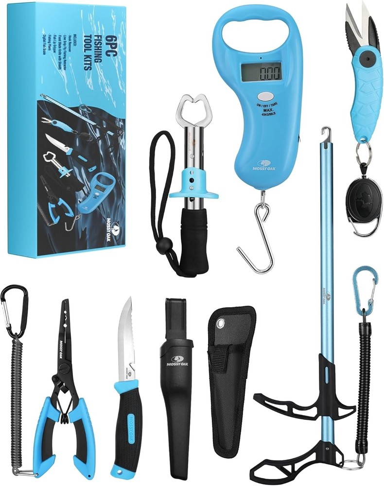 Fishing Tools Kit with Plier, Gripper & Hook Remover