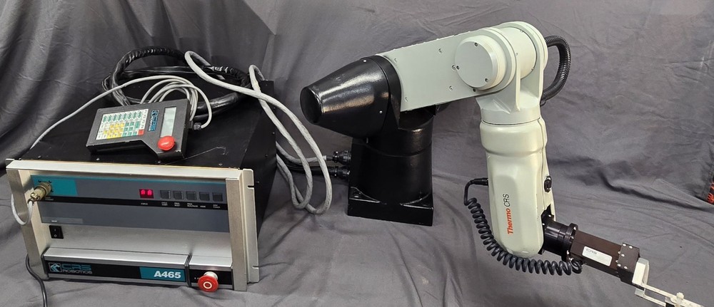 CRS Robotics A465 Robot Arm, A465 Controller, Cables, *AS IS*