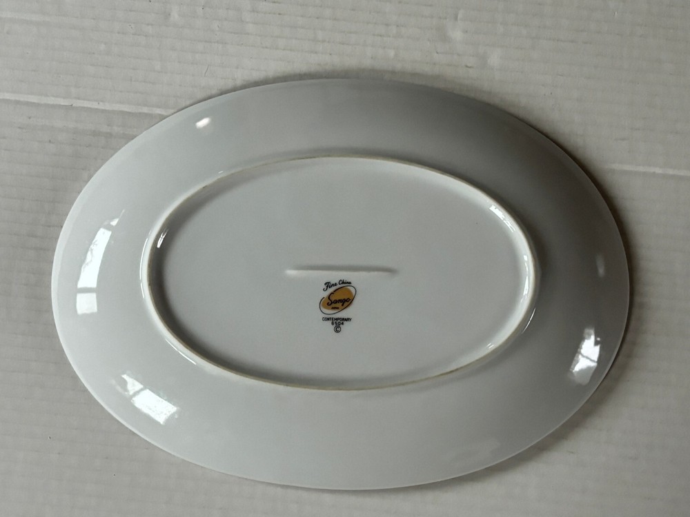 Sango Contemporary 6504 Rare Squiggles Pattern 12" Serving Platter