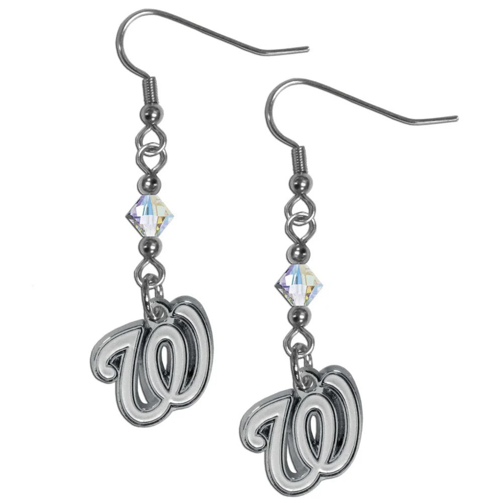 Washington Nationals Earrings Fish Hook Post Style