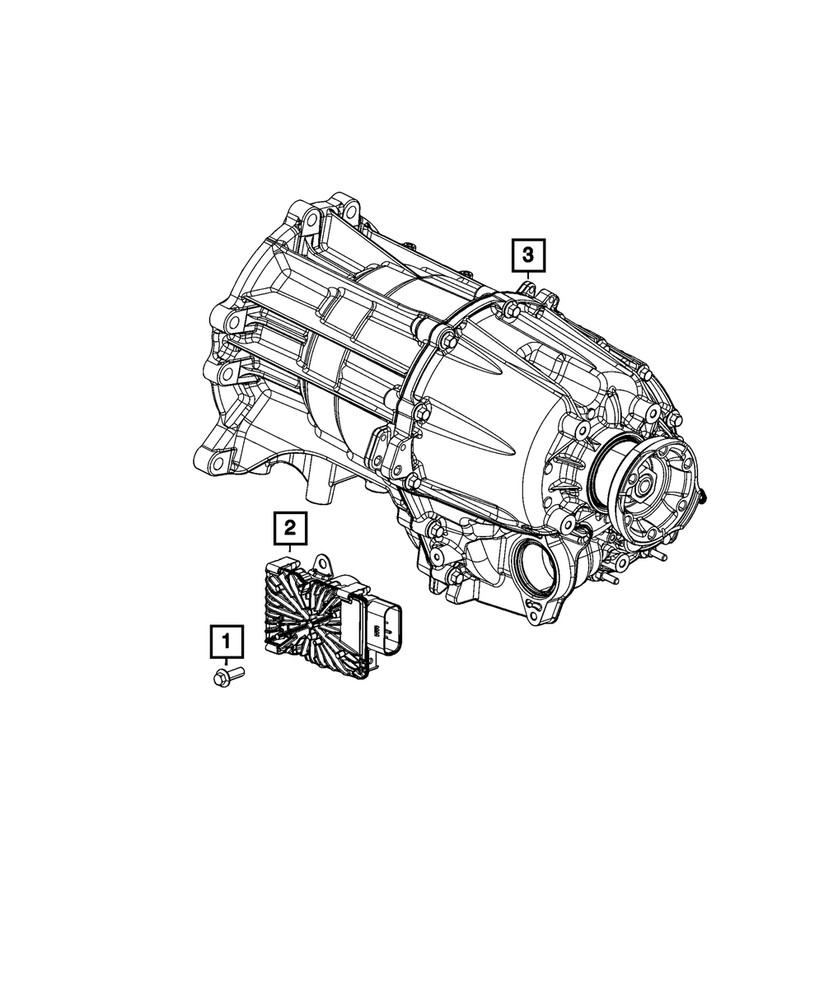 Genuine Mopar Transfer Case Control Module 68464872AM