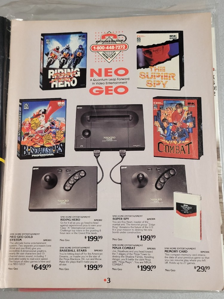 Electronics Boutique Spring Mail Order Catalog (1991) Pre-Owned VG Condition