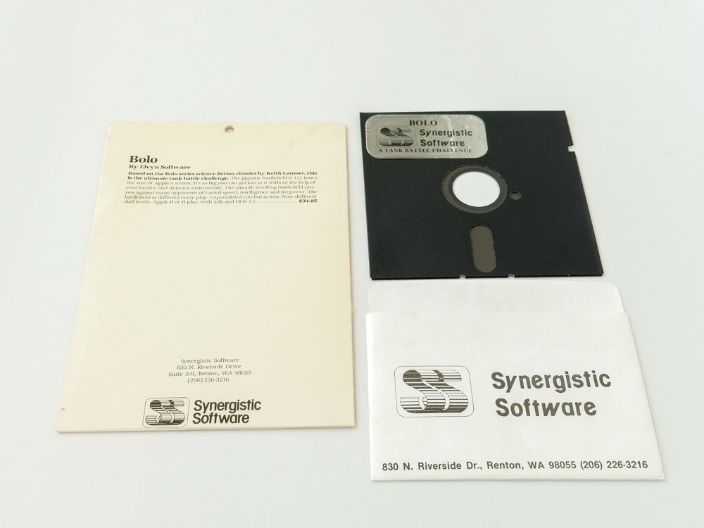 Bolo - Synergistic Software - 1982 / Apple II