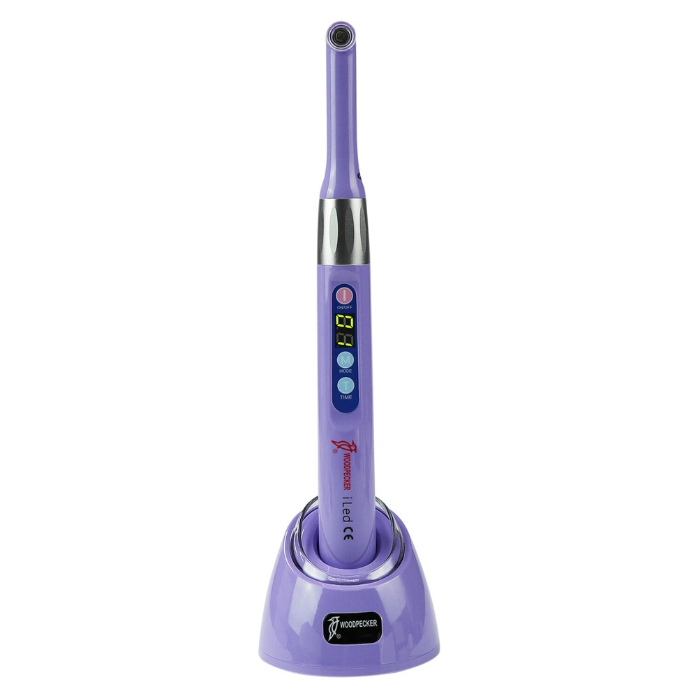 2PC 100% Woodpecker DTE Dental Curing Light 1 Sec Cure Lamp iLED Wide Spectrum