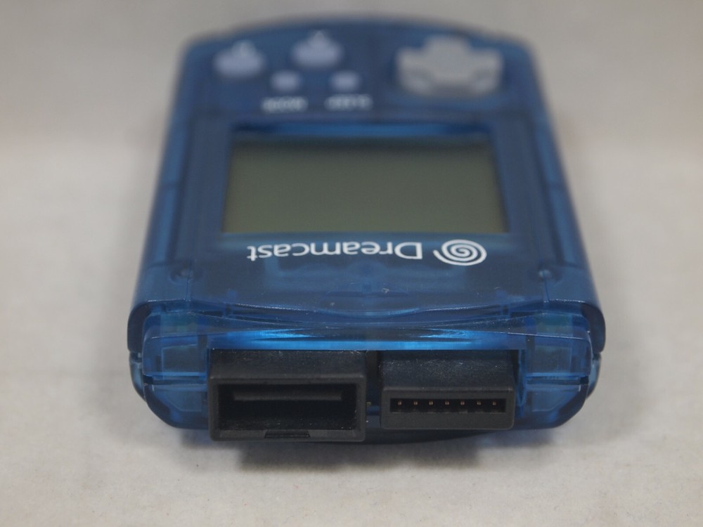 Sega Dreamcast Visual Memory Unit Blue VMU HKT-7000 Memory Card
