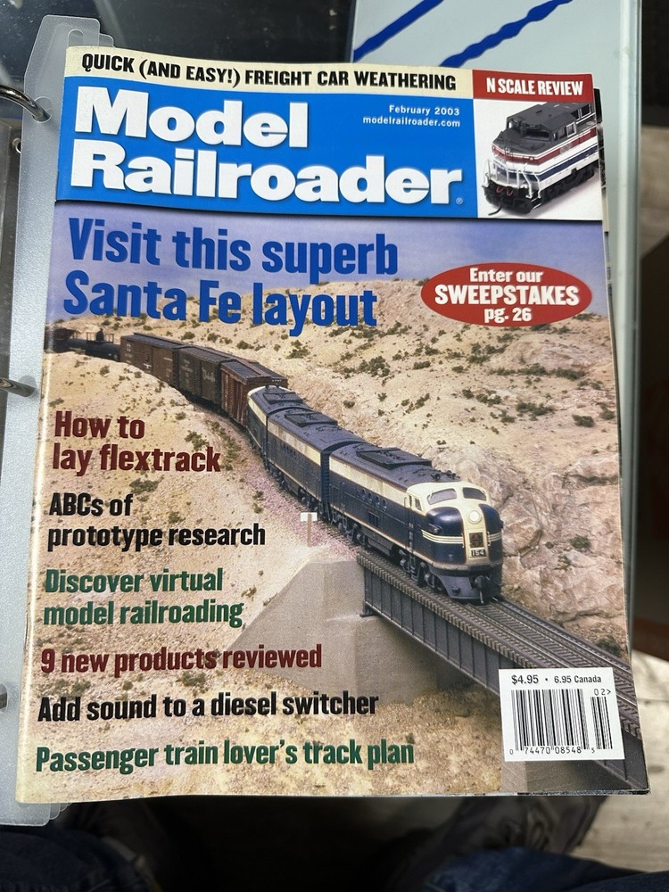 Model Railroader 2004 collection of 24 magazines