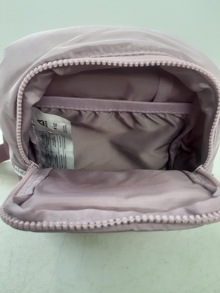 Reebok Mini Backpack Purse Adjustable Nylon Lavender 8x6.5x3 with Handle 426