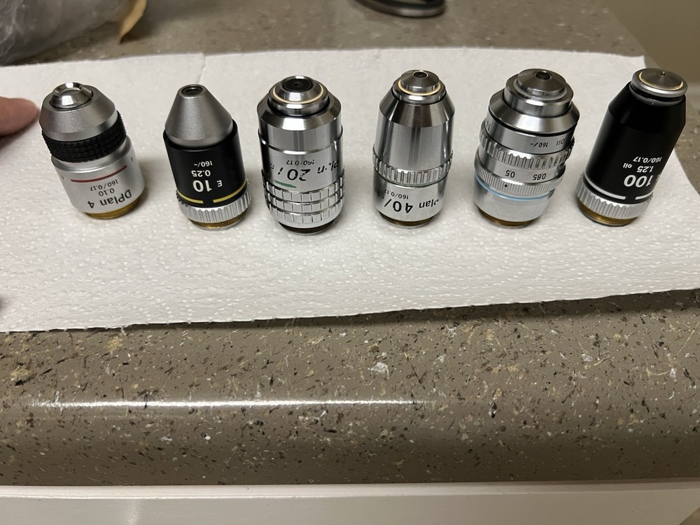 Nikon Optiphot Microscope with 6 Objectives