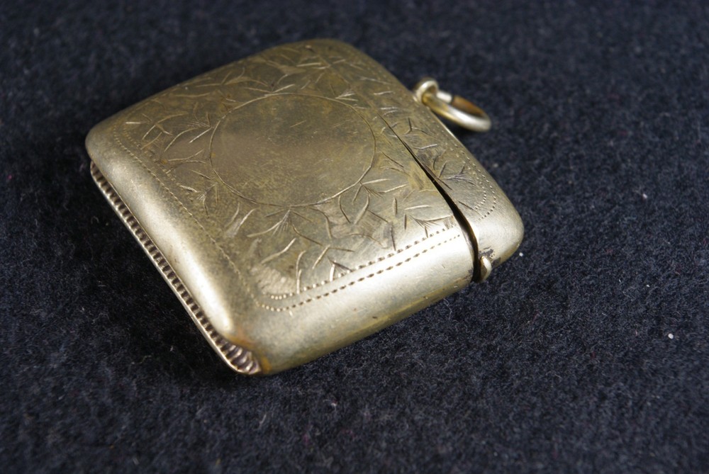 Antique Matchbox Case Rare (№09)