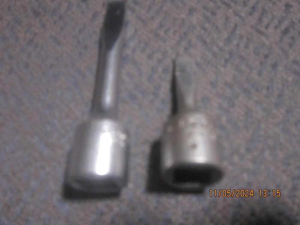 4 Proto Phillips & 2 Standard Screwdriver Sockets 3/8 Drive, Please Read Listing