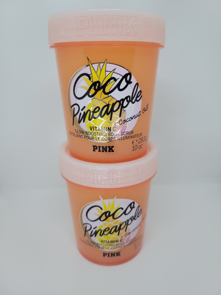 Victoria's Secret Coco Pineapple Body Scrub x2 - 10oz each