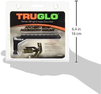 TRUGLO Picatinny Bow Accessory Mount Stabilizer Black