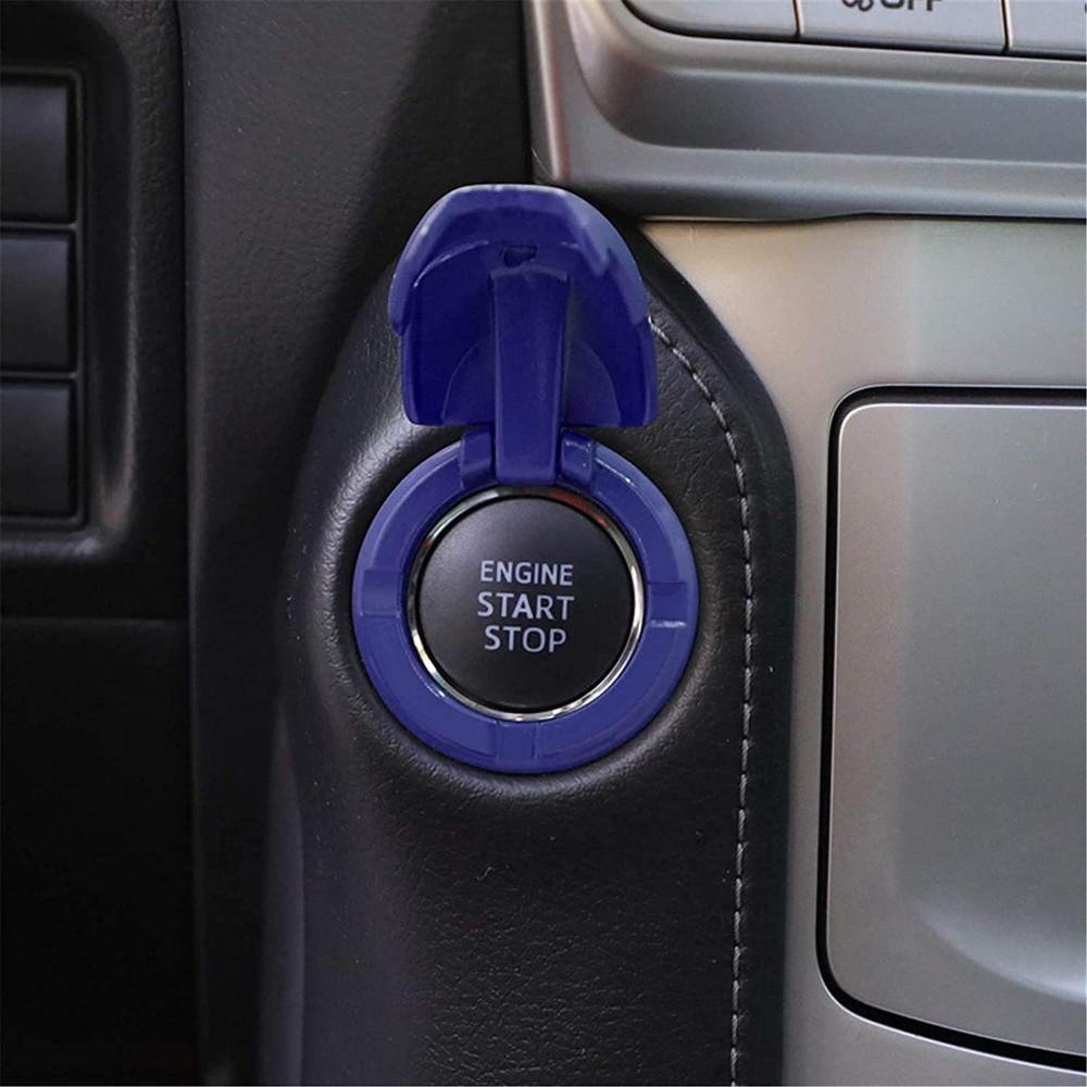 Car Engine Start Stop Button Cover Push to Start Button Ignition Cover Anti-Scra