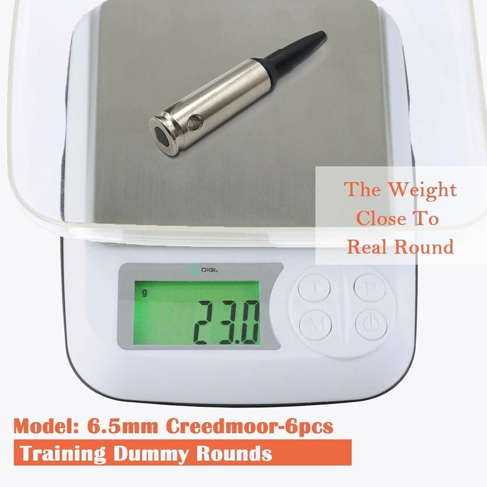 Durable Black Steel Training Rounds with Replaceable Pads - 6.5mm Size