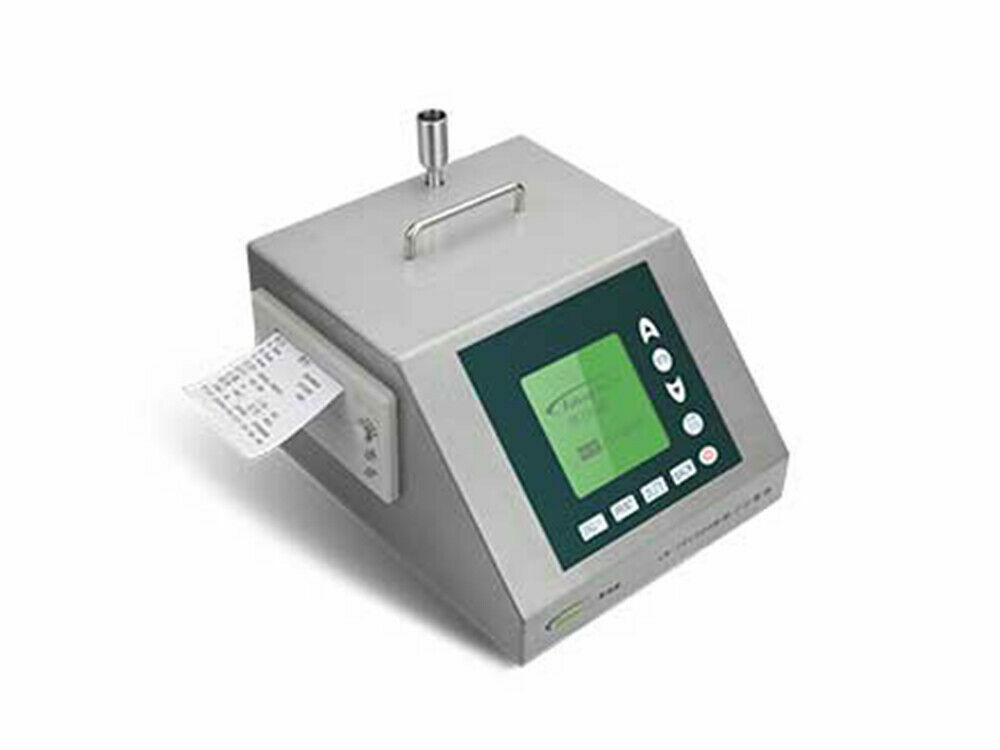 Desktop Laser Dust Particle Counter Instrument Printing Function Data Memory