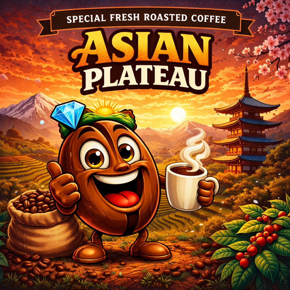 Asian Plateau Special Blended Fresh Roasted Coffee
