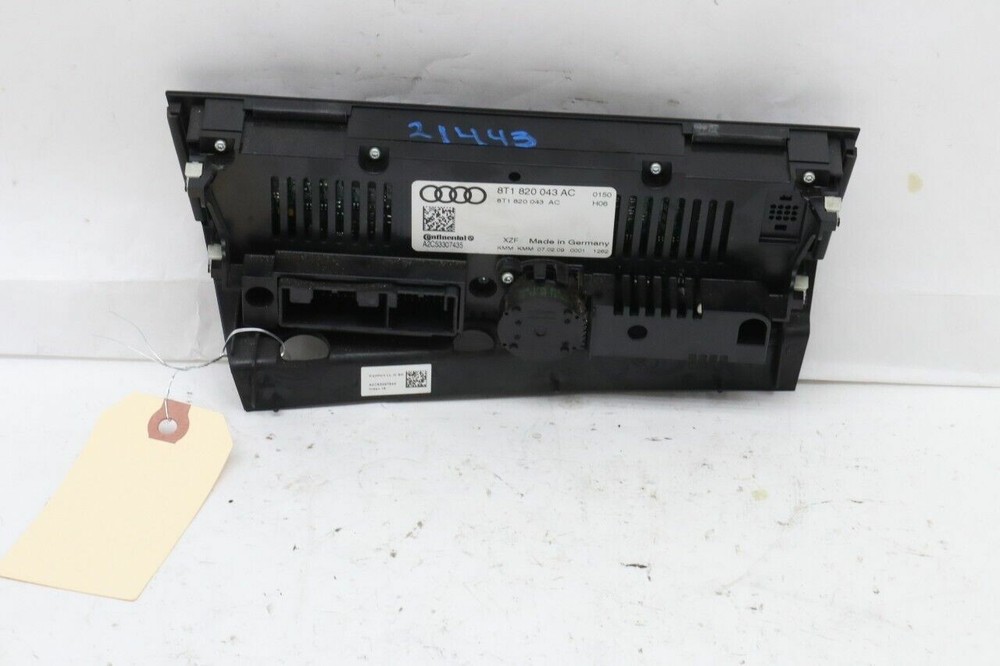 2009-2010 Audi A4 A5 S4 S5 Climate Temperature Control Panel OEM