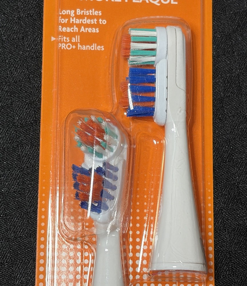 Spinbrush Pro+ Deep Clean Soft Refill Heads 4 Count Sealed