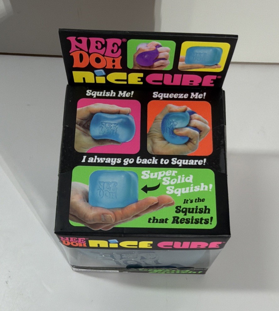 NeeDoh Nice Cube Blue - Brand New In Box - Ships Next Day.