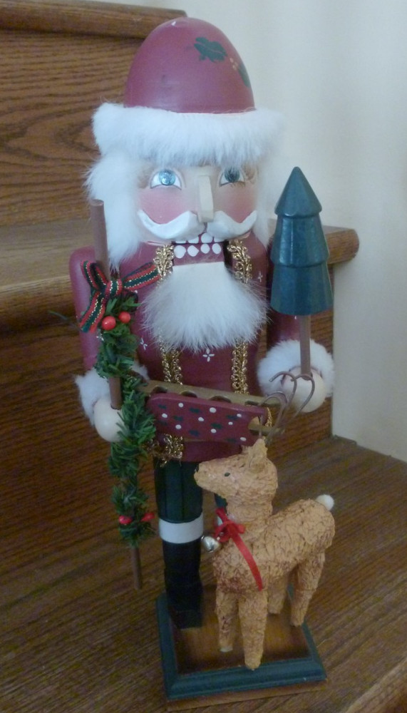 Hand Painted Wood Nutcracker Christmas Decor