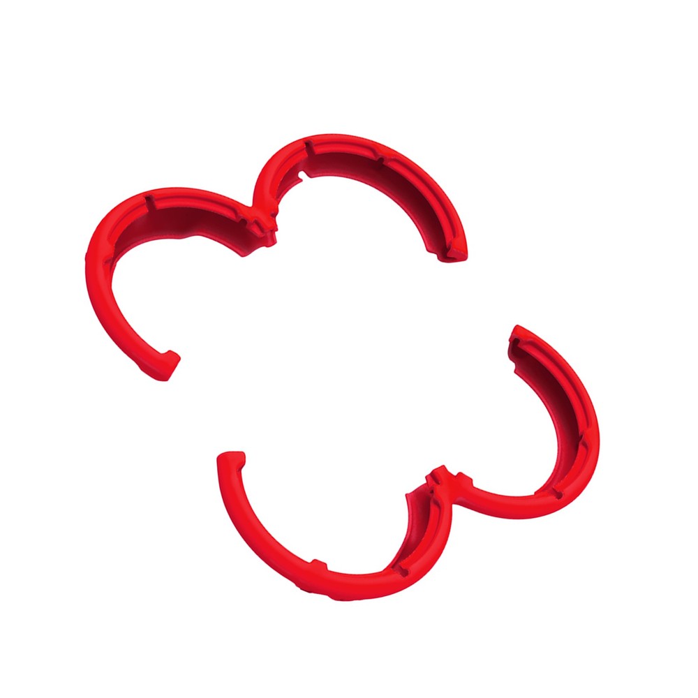 1 Pair Red Lightweight Propeller Guard Bumper Protective Ring For DJI NEO Drone/
