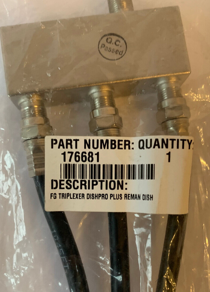 FG Triplexer Dishpro Plus Reman Dish 176681 New Sealed