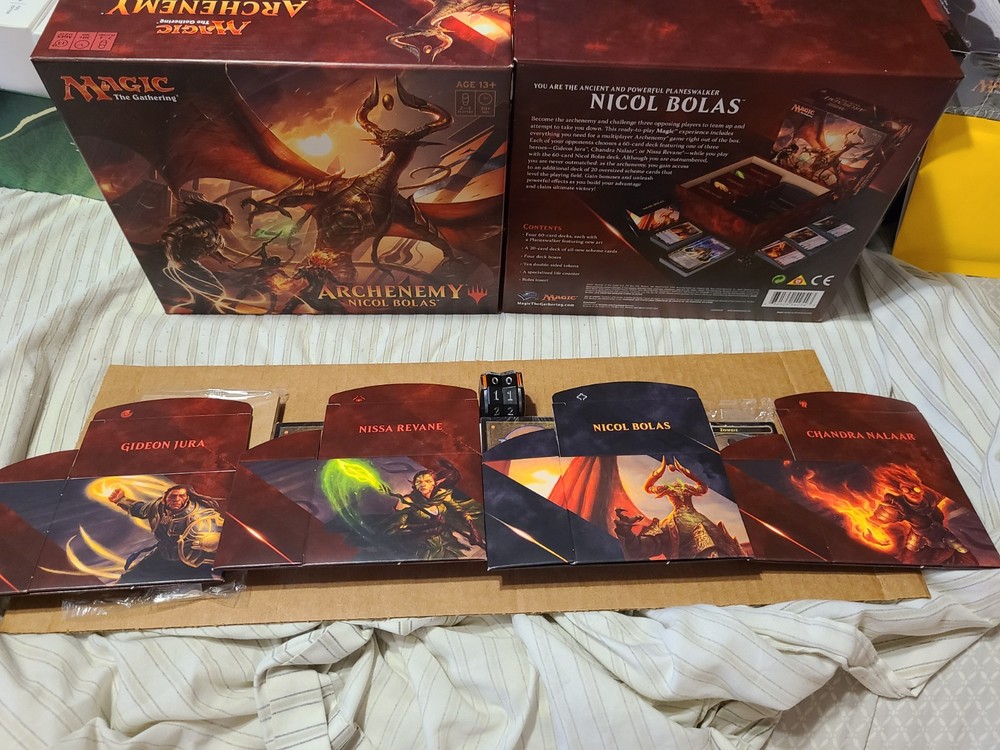 MTG Magic Archenemy Nicol Bolas Box Set Open Box Factory Sealed Content Complete