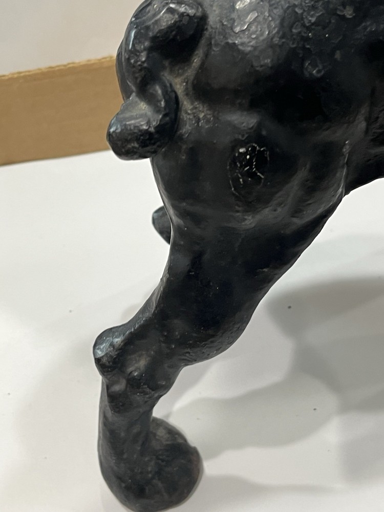 Antique Cast Iron Boxer Door Stop