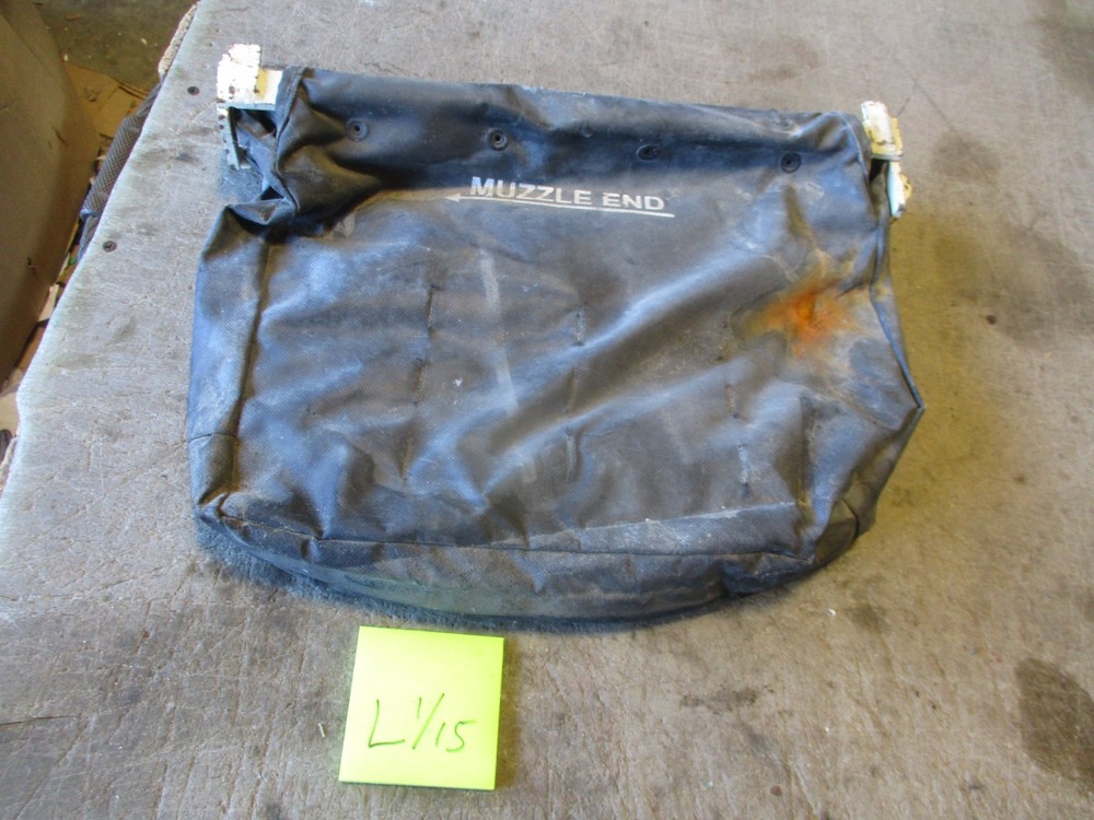 Used Spent Brass Catcher Bag for 7.62 in Tank or APC, w/Dump Zipper