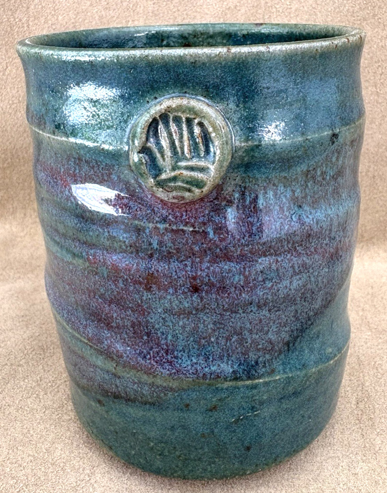 Handmade Earthenware Pottery Mug - Vase - Vessel