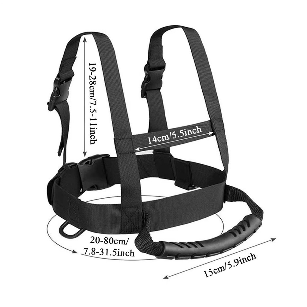 Kids Ski Harness Adjustable Retractable Anti-fall Safety Leash