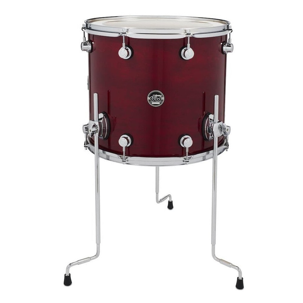DW Performance Floor Tom 16x14 Cherry Stain