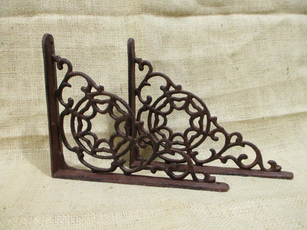 2 Shelf Brackets Spider Shelf Decor Spider Web Shelving Corbels Rustic Braces