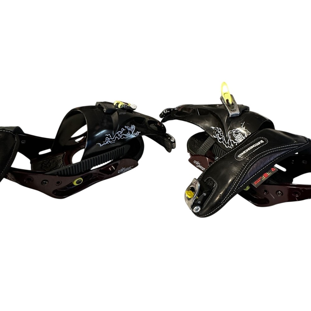Burton Binding Mission Snowboard - Black/Burgundy